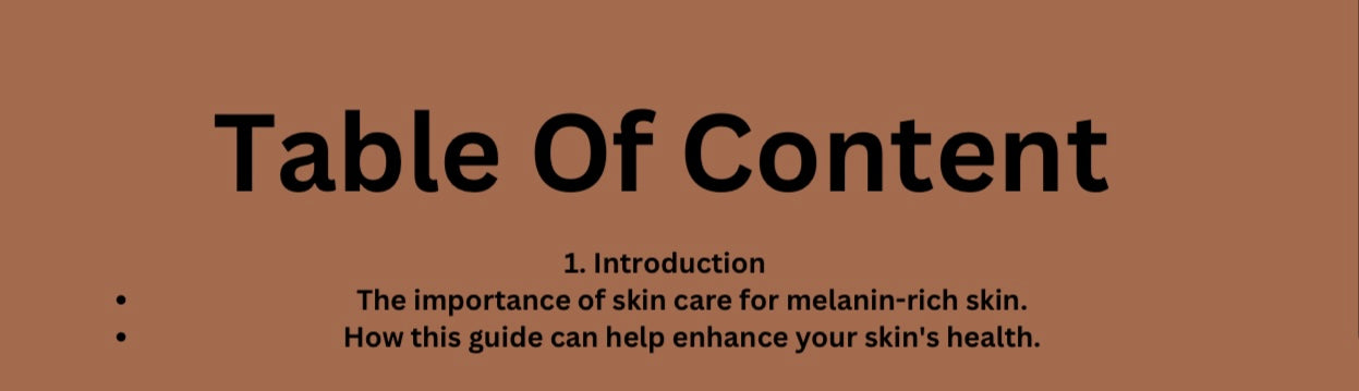 E-book Melanin Skin Care Routine Guide *See Results in 1 Week*